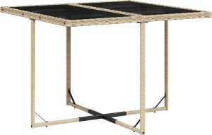 vidaXL vidaXL 5-cz. zestaw mebli ogrodowych z poduszkami, mieszany beż 5