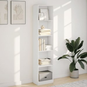 vidaXL vidaXL Regał, biały, 40x24x176 cm, materiał drewnopochodny 3