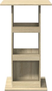 vidaXL Stolik barowy z półkami, dąb sonoma, 60x60x102 cm 4