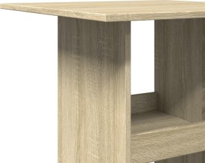 vidaXL Stolik barowy z półkami, dąb sonoma, 60x60x102 cm 7