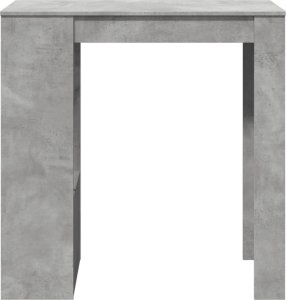 vidaXL Stolik barowy z przegrodami, szarość betonu, 102x50x103,5 cm 4