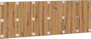 vidaXL Wezgłowie łóżka, dąb artisian, 240x1,5x80 cm 4