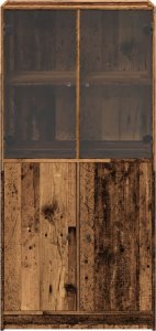 vidaXL vidaXL Szafka z drzwiczkami, stare drewno, 68x37x142 cm 4