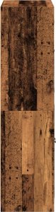 vidaXL vidaXL Szafka z drzwiczkami, stare drewno, 68x37x142 cm 5