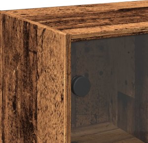 vidaXL vidaXL Szafka z drzwiczkami, stare drewno, 68x37x142 cm 8