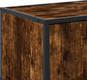 vidaXL Szafka pod telewizor, przydymiony dąb, 100x35x41 cm 8