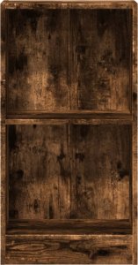 vidaXL Regał, przydymiony dąb, 40x24x76 cm 4
