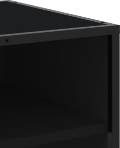 vidaXL Szafka pod TV, czarna, 180x40x46 cm 7