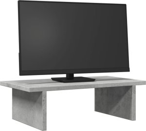 vidaXL vidaXL Podstawka pod monitor, szary beton, 50x27x15 cm 3