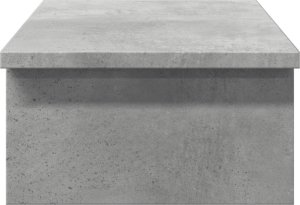 vidaXL vidaXL Podstawka pod monitor, szary beton, 50x27x15 cm 5