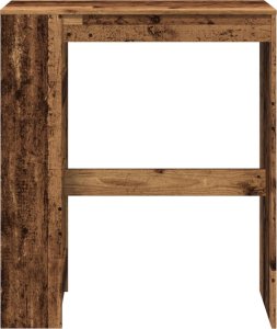 vidaXL Stolik barowy z przegrodami, stare drewno, 90x40x103,5 cm 4