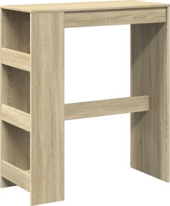 vidaXL Stolik barowy z przegrodami, dąb sonoma, 90x40x103,5 cm 2