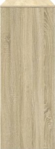 vidaXL Stolik barowy z przegrodami, dąb sonoma, 90x40x103,5 cm 5