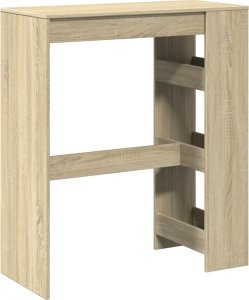 vidaXL Stolik barowy z przegrodami, dąb sonoma, 90x40x103,5 cm 6