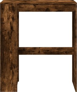 vidaXL Stolik barowy z przegrodami, przydymiony dąb, 90x40x103,5 cm 4