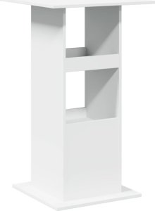 vidaXL vidaXL Stolik barowy z półkami, biały, 60x60x102 cm 6