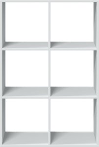 vidaXL vidaXL Regał przegroda, biały, 69,5x29x103,5 cm 5