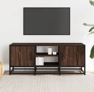 vidaXL vidaXL Szafka pod telewizor, brązowy dąb, 100x35x41 cm 3