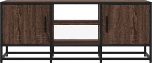 vidaXL vidaXL Szafka pod telewizor, brązowy dąb, 100x35x41 cm 4