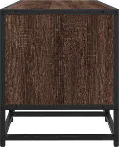 vidaXL vidaXL Szafka pod telewizor, brązowy dąb, 100x35x41 cm 5