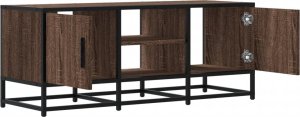 vidaXL vidaXL Szafka pod telewizor, brązowy dąb, 100x35x41 cm 7