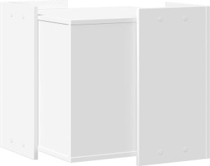 vidaXL vidaXL Szafka na kuwetę, biała, 53x53x51 cm, materiał drewnopochodny 6