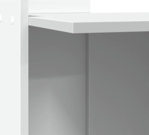 vidaXL vidaXL Szafka na kuwetę, biała, 53x53x51 cm, materiał drewnopochodny 7