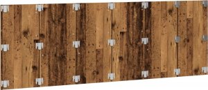 vidaXL vidaXL Wezgłowie łóżka, stare drewno, 240x1,5x80 cm 4