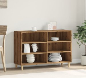 vidaXL Szafka, dąb artisan, 103,5x35x70 cm 3