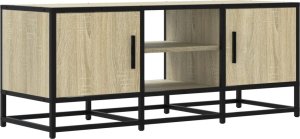 vidaXL Szafka pod telewizor, dąb sonoma, 100x35x41 cm 2