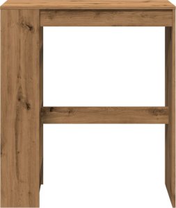 vidaXL Stolik barowy z przegrodami, dąb artisian, 90x40x103,5 cm 4