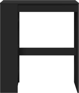 vidaXL Stolik barowy z półkami, czarny, 90x40x103,5 cm 4