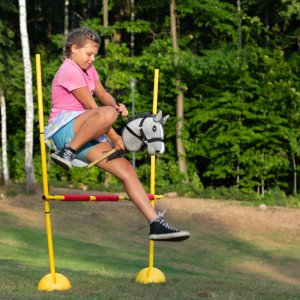 Froster Hobby Horse Skippi - lekki koń na kiju - Szary A5 - prezent dla dziecka 4