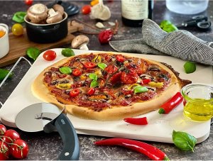 NPC Polska Noże zestaw nóż do pizzy kamień ze stojakiem prostokątnym NPC_G-89534 3