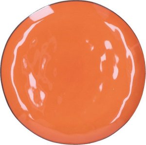 NPC Polska Rose&Tulipani Zestaw 4 talerzy obiadowych z kamionki 27 cm pomarańczowy 1