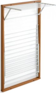 NPC Polska Arredamenti Suszarka na pranie naścienna KARIM 119x68x63 cm brązowa 3