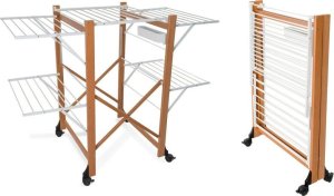 NPC Polska Arredamenti Suszarka na pranie ALIANTE 105x132x67 cm brązowy 7