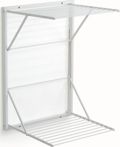 NPC Polska Arredamenti Suszarka na pranie naścienna KORAL 98x69x63 cm biała 1
