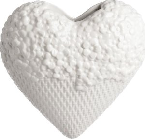 Nawilżacz powietrza NPC Polska La Porcellana Bianca Leopoldina Nawilżacz powietrza serce kwiat 18 cm 1