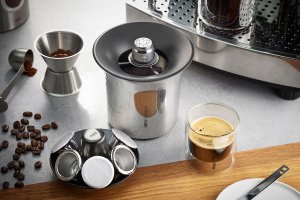 NPC Polska GEFU Conscio Zestaw do kawy Lejek + 4 kapsułki kawy + 80 naklejek 2