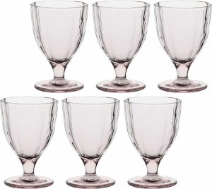 NPC Polska Rose&Tulipani Zestaw 6 kieliszków Amami 300 ml jasnoróżowy 1