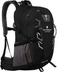 Plecak turystyczny Peterson Plecak trekkingowy Adventure czarny z przeciwdeszczowym pokrowcem - Peterson NoSize 1