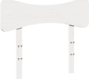 vidaXL vidaXL Rama łóżka bez materaca, biała, 100x200 cm, lite drewno sosnowe 6