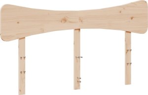 vidaXL vidaXL Rama łóżka bez materaca, 135x190 cm, lite drewno sosnowe 6