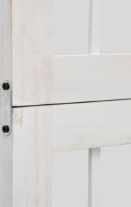 vidaXL vidaXL Parawan pokojowy, 5-panelowy, biały, lite drewno paulowni 6