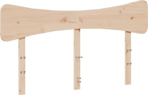 vidaXL Rama łóżka bez materaca, 120x200 cm, lite drewno sosnowe 6