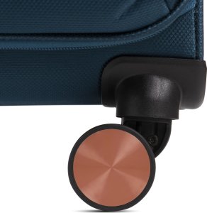 Wings Wings Zestaw 3 walizek podróżnych TRN01 (L,M,S) turkusowy + gratis torba podręczna 11