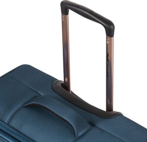 Wings Wings Zestaw 3 walizek podróżnych TRN01 (L,M,S) turkusowy + gratis torba podręczna 14