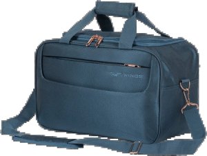 Wings Wings Zestaw 3 walizek podróżnych TRN01 (L,M,S) turkusowy + gratis torba podręczna 5