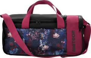 Meteor Torba sportowa treningowa podróżna fitness Meteor Nanuq 20L czarno-różowa 16893 1